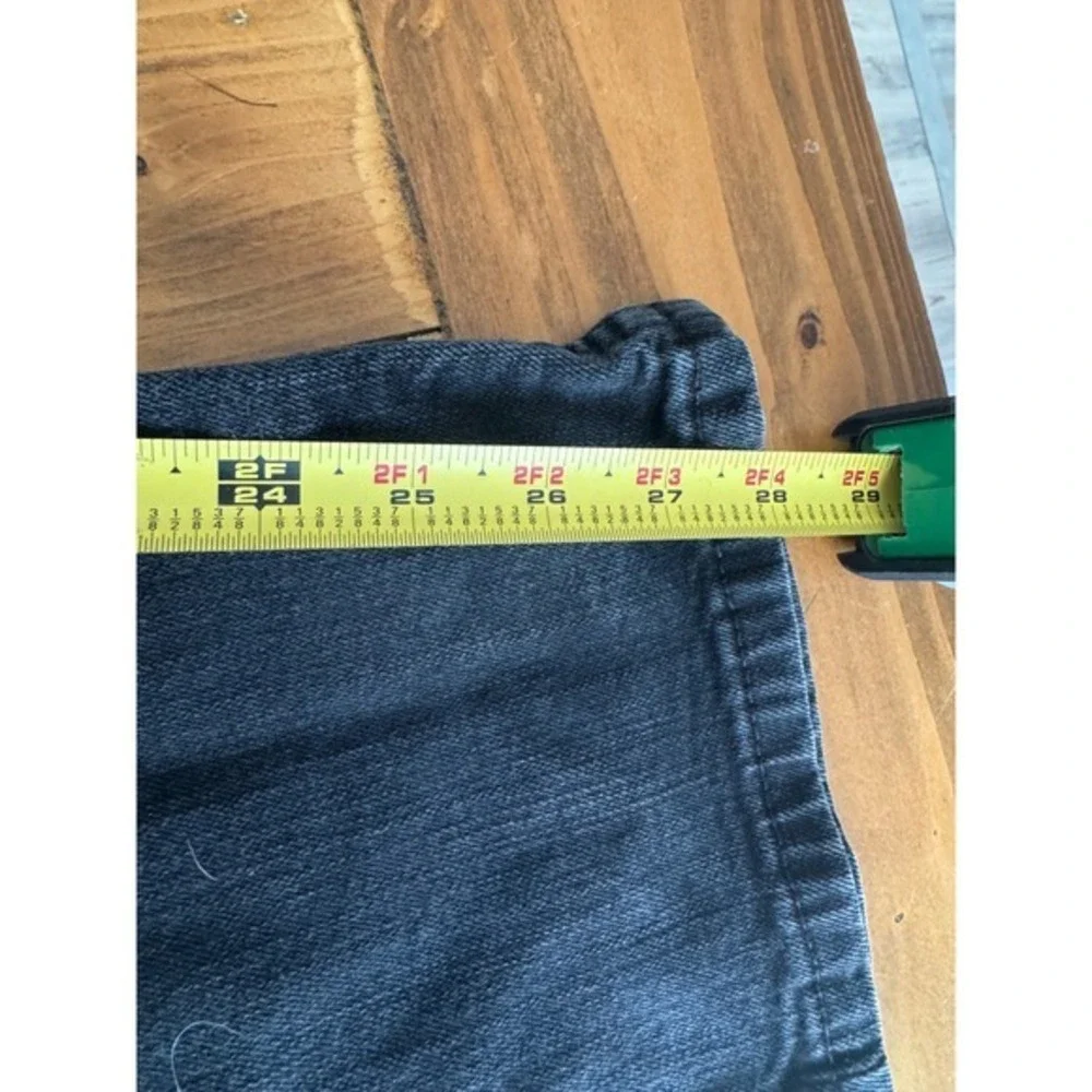 Levi Strauss 505 Black Regular Fit Straight Leg Jeans Mens Size 36x30